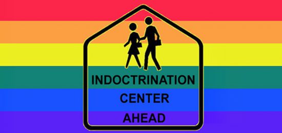 gay indoctrination